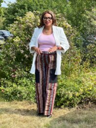 Pallazo Trouser with Aso Oke Pockets