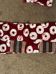 Pallazo Trouser with Aso Oke Pockets (Variation)