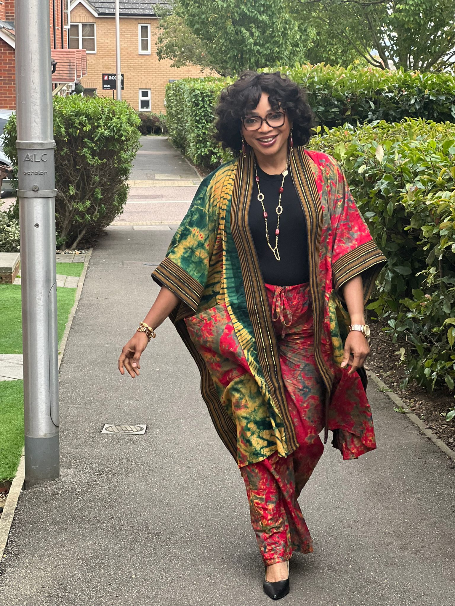 Adire kimono set - Image 2