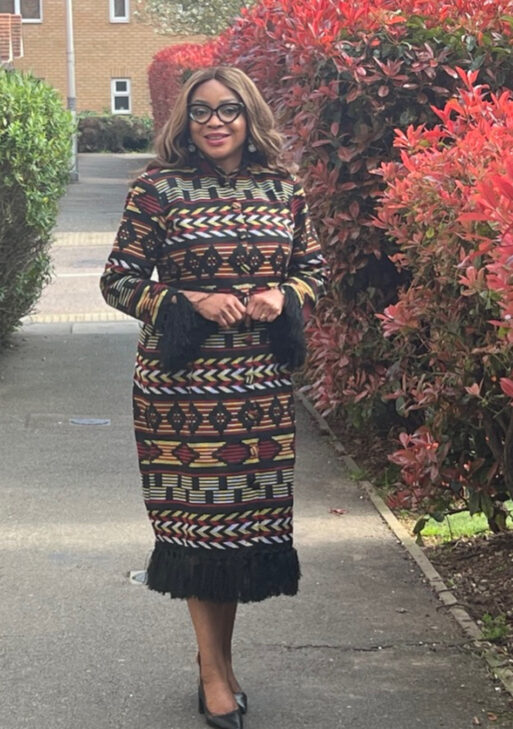 Original hand Woven Akwete buttoned-down dress (not the low quality ones)