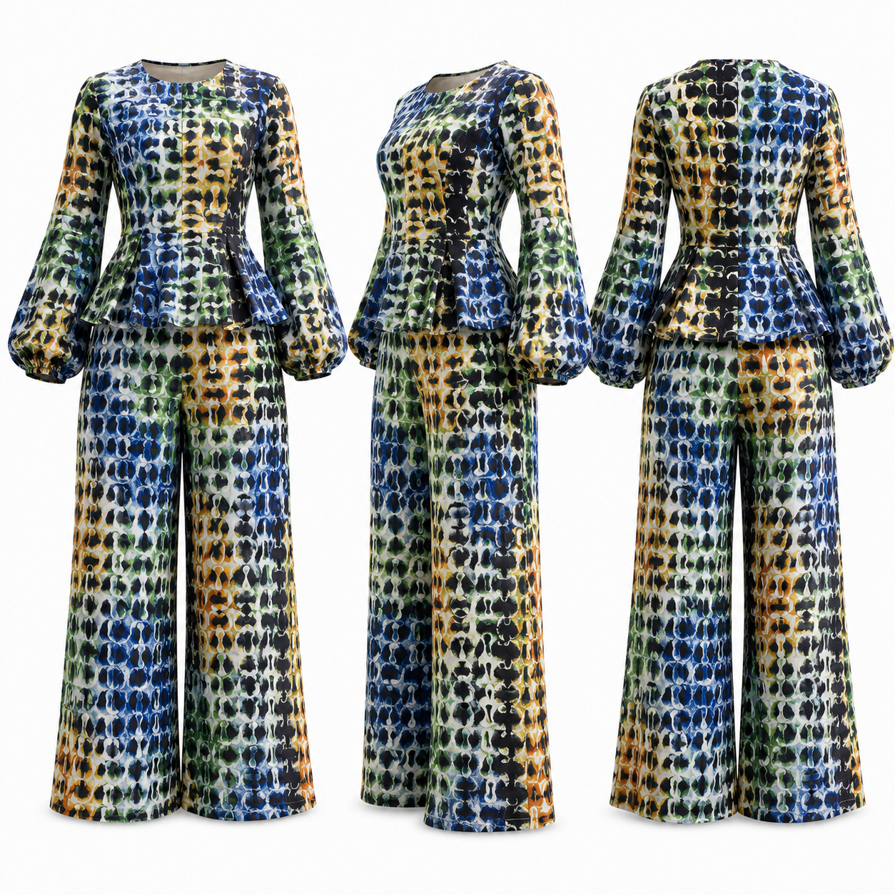 Adire 2 piece set - Image 2