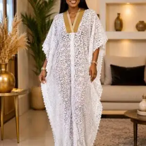 White Boubou lace